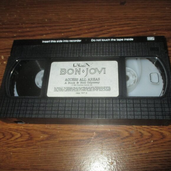Bon Jovi: Access all Areas( - A Rock B' Roll Odyssey (VHS, 1990) - Picture 6 of 6